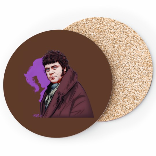 Discover Oliver Reed - An Illustration By Paul Cemmick Coffee funny Coasters