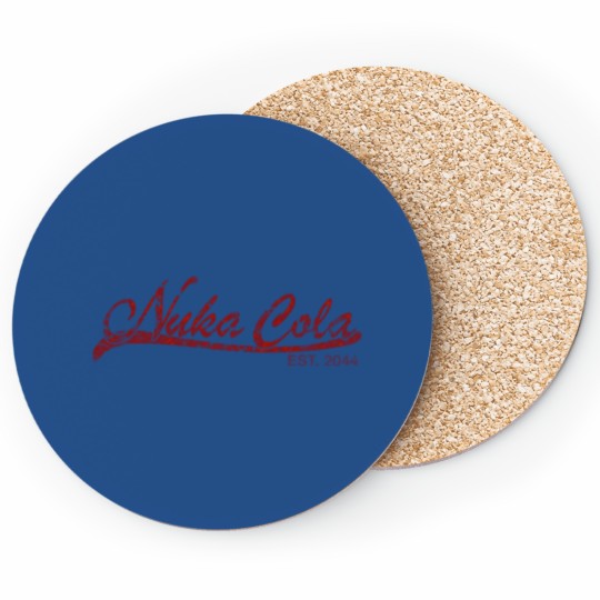 Discover Logo Nuka-Cola [rouge vieilli] essentiel Coasters