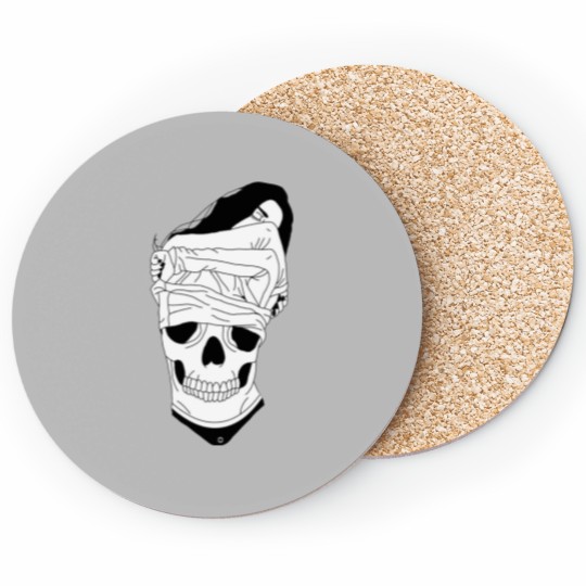 Discover LARGE TRIPLE SKULL GIRL Coasters