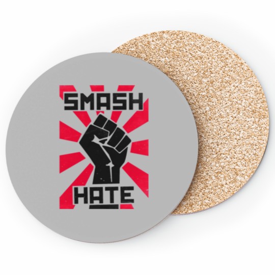 Discover Smash Hate Classic Coasters