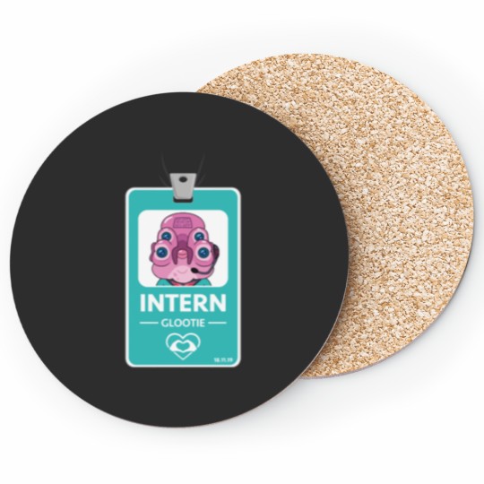 Discover Intern Glootie Lanyard Coasters