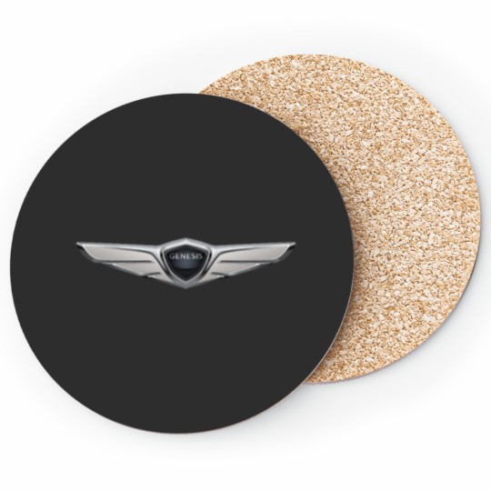 Discover Seller Genesis.car Logo Coasters