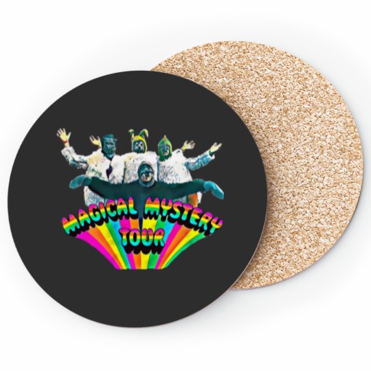 Discover Magical Mystery Tour - Album Cover - Colored Coasters