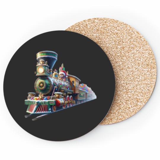 Discover Xmas Train Coasters