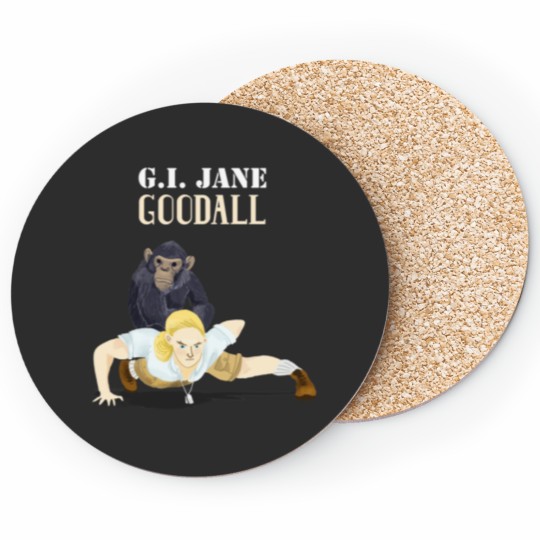 Discover GI Jane Goodall Coasters