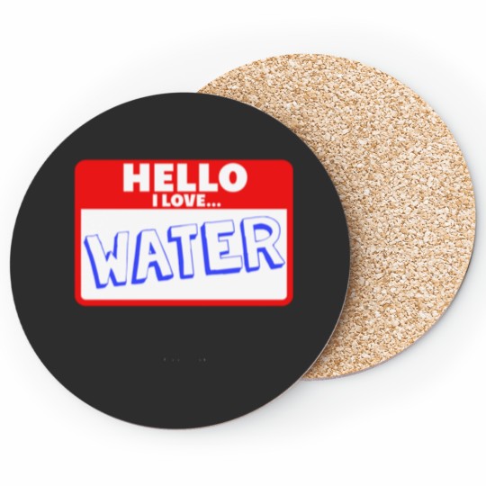 Discover Water Sticker Coasters