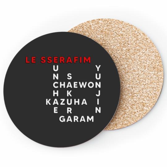 Discover LE SSERAFIM Crosswords Coasters