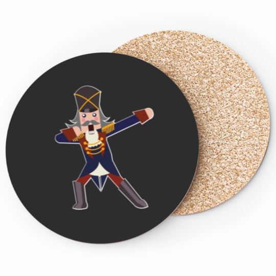 Discover Dabbin Nutcracker Christmas Kids Dab Dance Gift Xmas Coasters