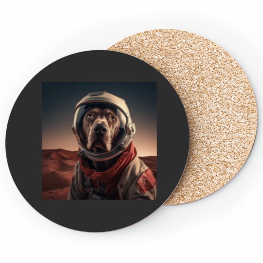 Discover weimaraner on a tour to mars Coasters