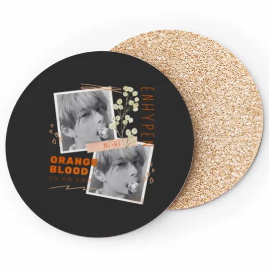 Discover Ni-ki ENHYPEN Orange Blood Coasters