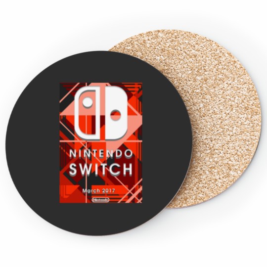 Discover Nintendo Switch Abstract Coasters