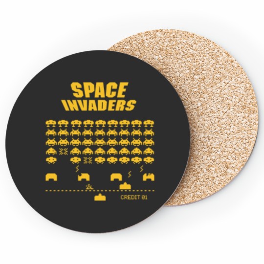 Discover Space Invaders Coasters
