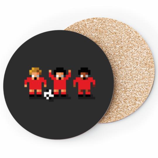 Discover Sensi Tee - Liver Birds and Bavarians Coasters
