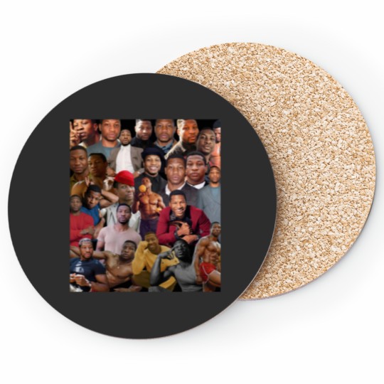 Discover Jonathan Majors photo collage Coasters