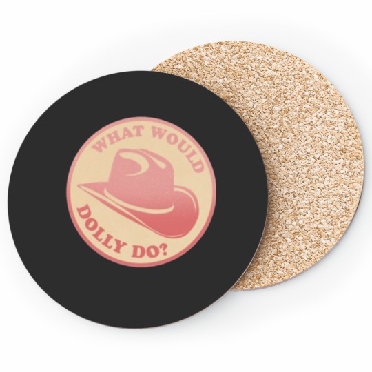 Discover What would Dolly do Clic Style Coasters