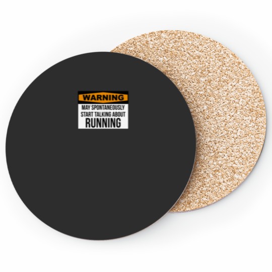 Discover Running Sticker Coasters