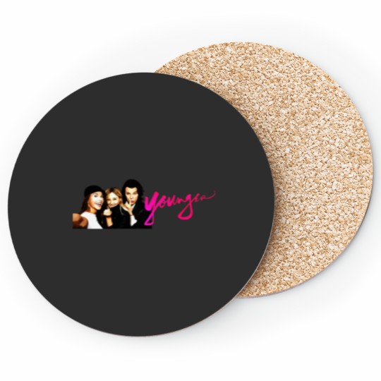 Discover Younger White Coffee Mug Coasters