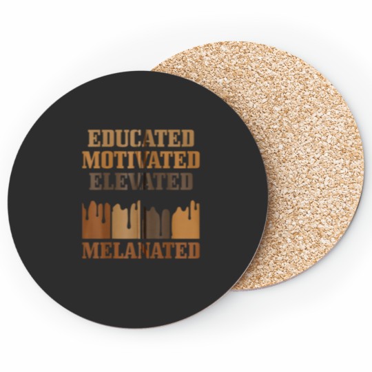 Discover Black Pride Educated African Roots American Juneteenth Zip Hoodie Coasters