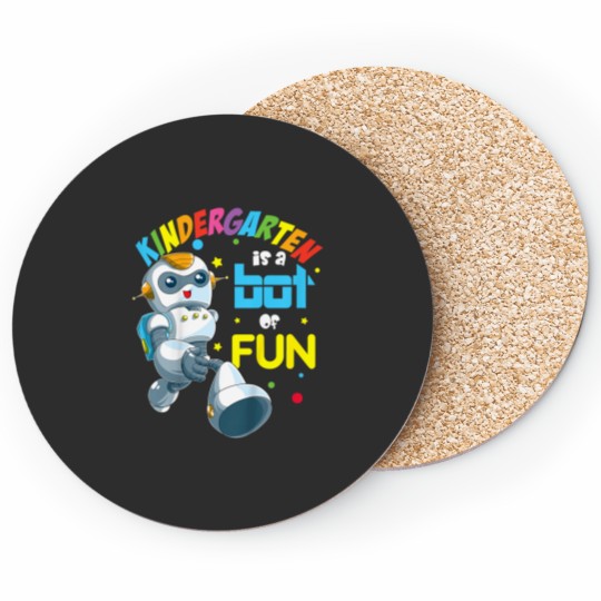 Discover Kids Back to School Kindergarten Cool Robot 4393 Coasters