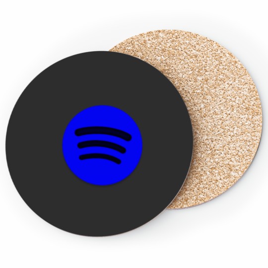 Discover spotify music blue Coasters