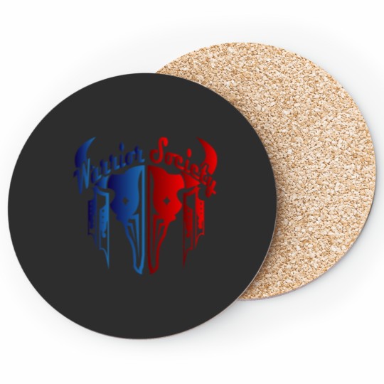 Discover Warrior Society (Buffalo) Sticker Coasters