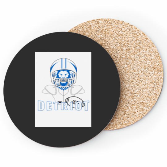 Discover Detriot football Coasters