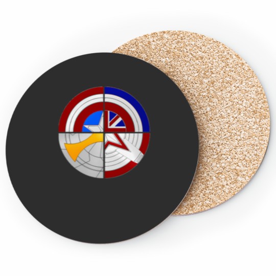 Discover Red Guardian Superhero Coasters