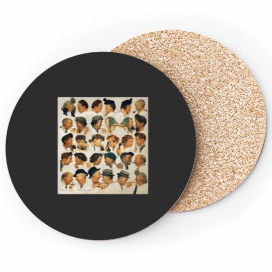 Discover Norman Rockwell Artwork Coaster