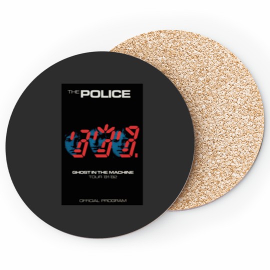 Discover Album In The Machine Cover Concert Tour Poster Coasters