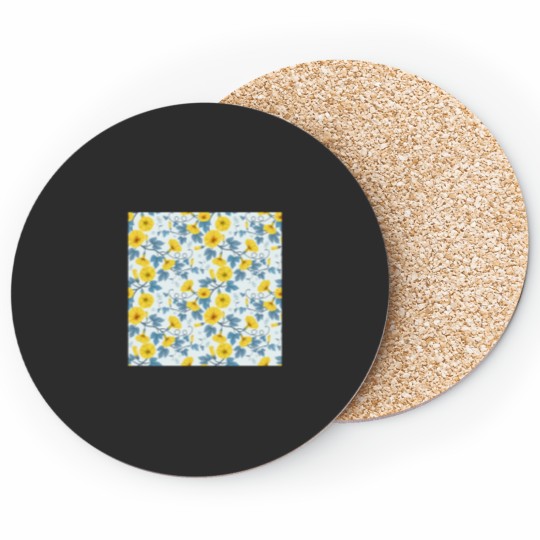 Discover Yellow cosmos flowers Classic Coasters