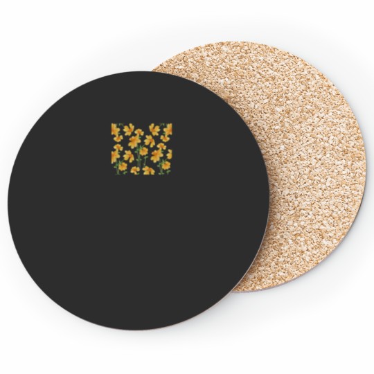 Discover Yellow to Orange Flowers Classic Coasters