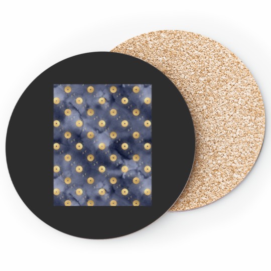 Discover Cosmic golden disc Graphic Classic Coasters