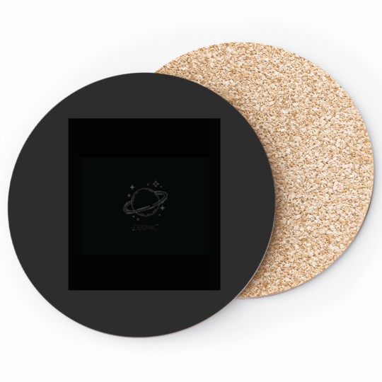 Discover Cosmic Planet Graphic Coasters