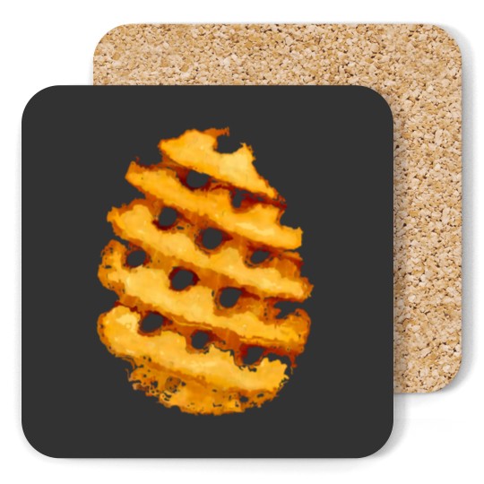 Discover Crispy Waffle Fry  199 Coasters