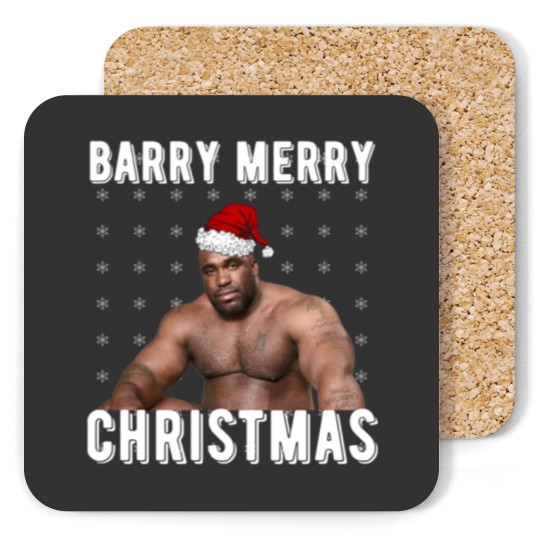 Discover Barry Merry Christmas Coasters