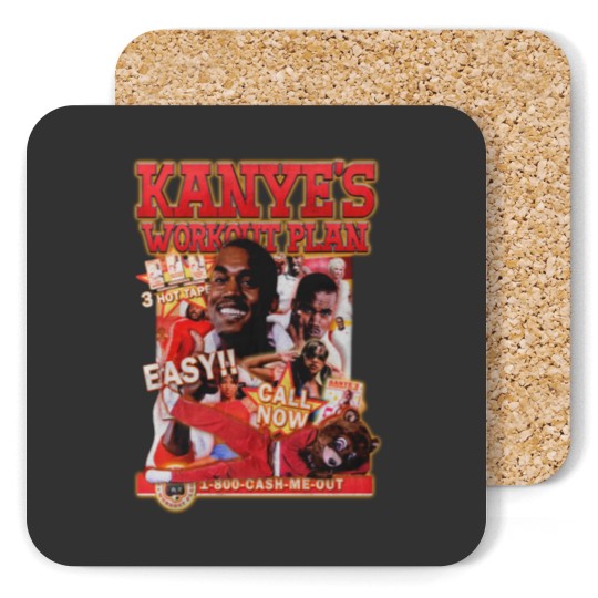 Discover Kanye Workout Plan Vintage Coasters