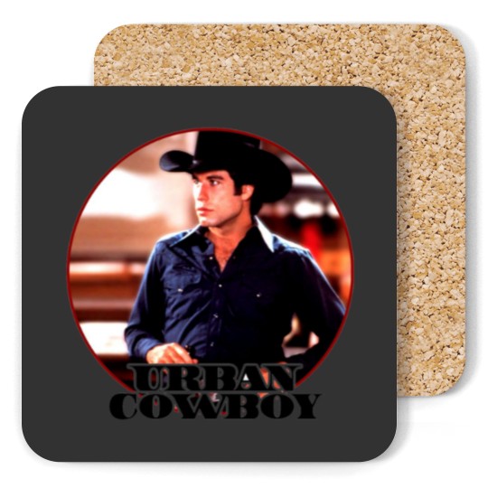 Discover Urban Cowboy Vintage Image Coasters
