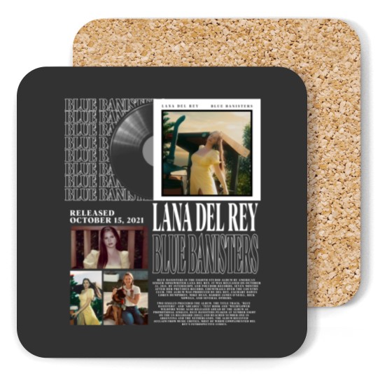 Discover Limited Lana Del Rey Coasters, Vintage Lana Del Rey Album Coasters