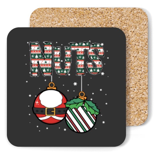 Discover Chest Nuts Christmas Couples Matching Funny Chest And Nuts Christmas Couples Matching Pajamas Coasters