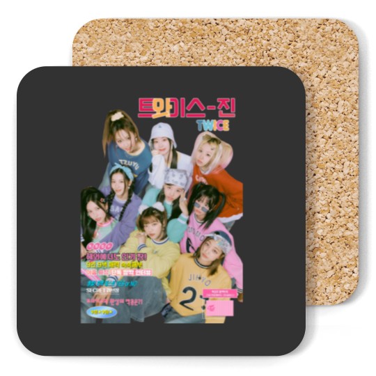 Discover Twice Kpop Vintage Style Coasters