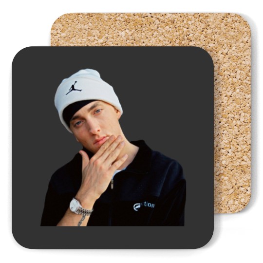 Discover Eminem Portrait Coasters