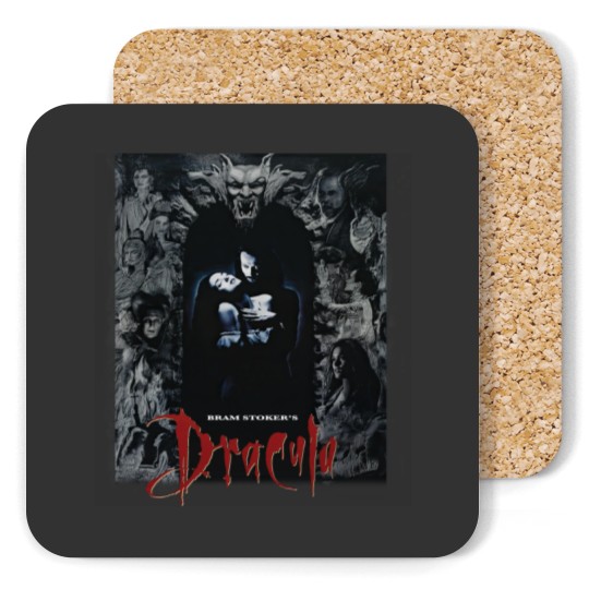 Discover Bram stoker's dracula Unisex Coasters Bram Stoker Dracula, Gothic Horror Coasters