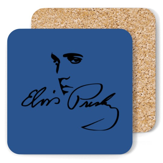 Discover Vintage Elvis Coaster - Elvis Presley Gift