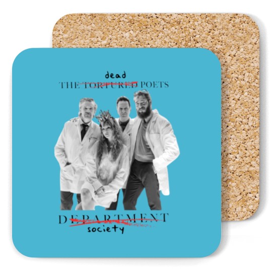 Discover Tortured Poets Department x Dead Poets Society - TTPD - Unisex Coasters