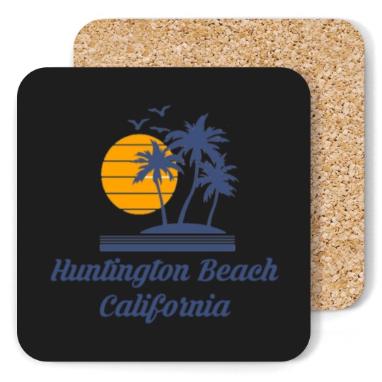 Discover Huntington Beach California Coasters CA Tourist Gifts Coasters