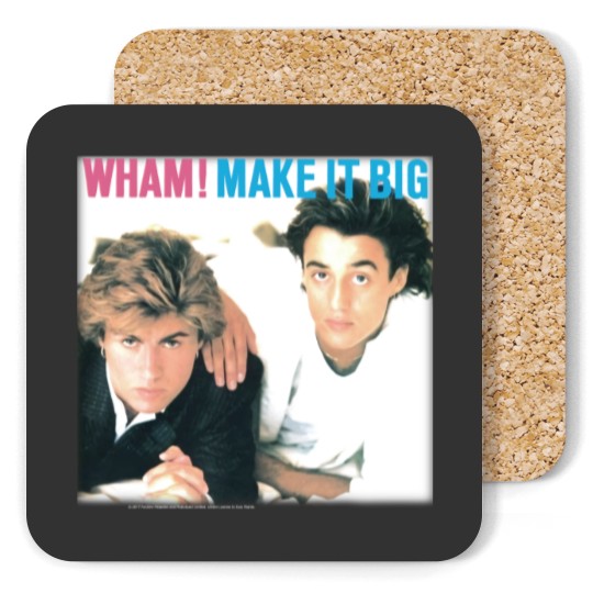 Discover Wham Make It Big White Coasters