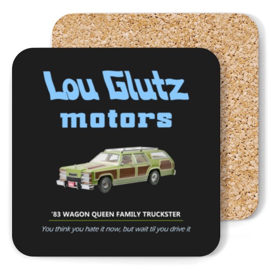 Discover Vacation Lou Glutz Motors - Lampoons Vacation Family Truckster - Coasters
