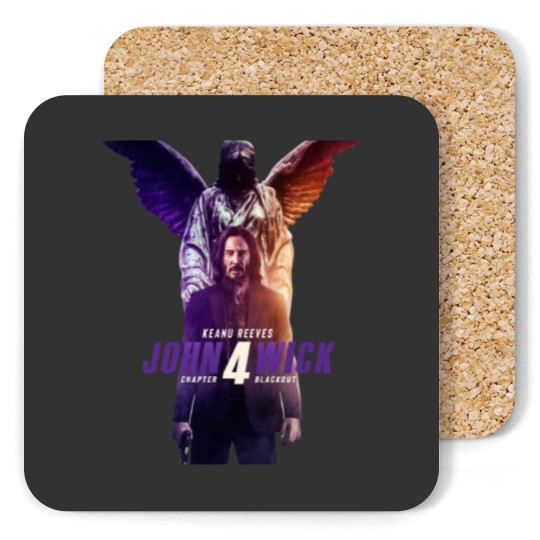 Discover John Wick 4 Coasters - Keanu The Boogeyman Edition