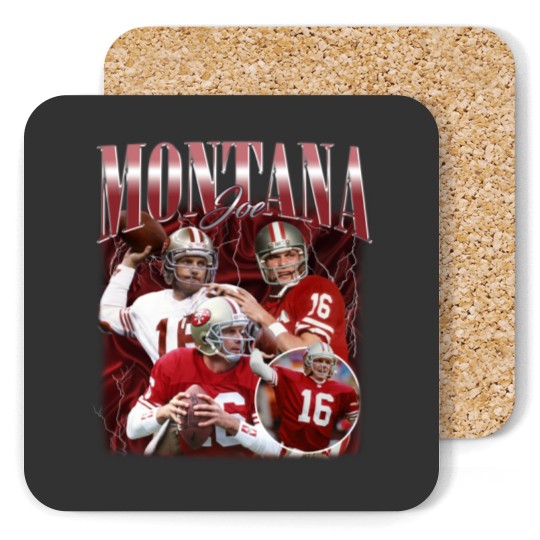 Discover Vintage Joe Montana Football Coaster