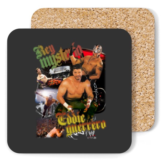 Discover Limited Rey Mysterio x Eddie Guerrero Vintage 90s Coasters